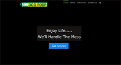 Desktop Screenshot of 1800dogpoop.com