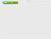 Tablet Screenshot of 1800dogpoop.com